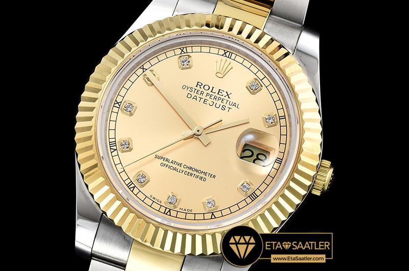 R2DJ0203C - DJ2 41mm Oyst Flt YGSS Gold Diam BP A3136 Mod 01.jpg modelleri R2DJ0203C - DJ2 41mm Oyst Flt YGSS Gold Diam BP A3136 Mod - 01.jpg